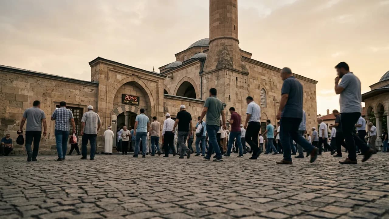 Aksaray'da Kurban Bayramı Namazı Yarın Saat 05.57'de Kılınacak