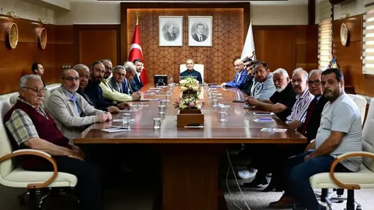 Nevşehir Valisi Ali Fidan, Muhtarları Makamında Kabul Etti