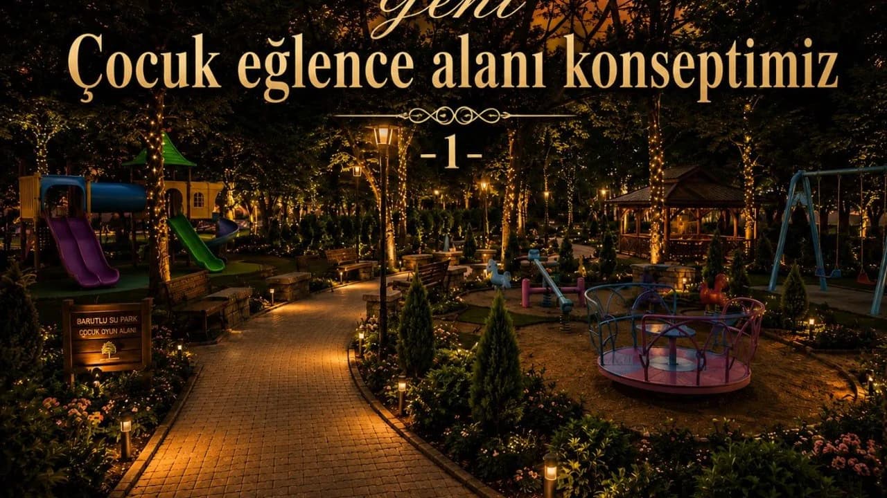 Tefenni'nin Barutlu Su Parkı Yeni Tasarımla Yenileniyor