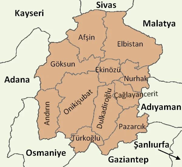 Çağlayancerit İlçesi