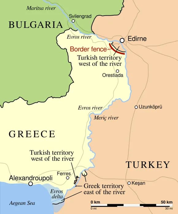 Türkiye-Yunanistan Sınırı