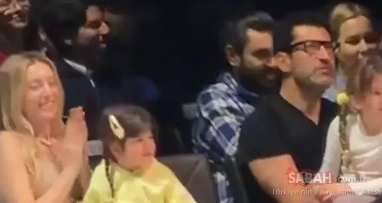 Kenan İmirzalıoğlu ve Sinem Kobal'ın kızları Lalin ve Leyla ile Cirque du Soleil gösterisini izledi!