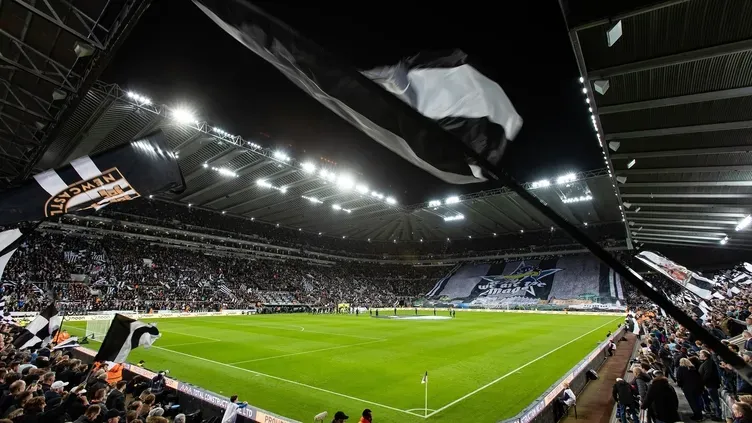8. St. James' Park – Newcastle United Kapasite: 52.405