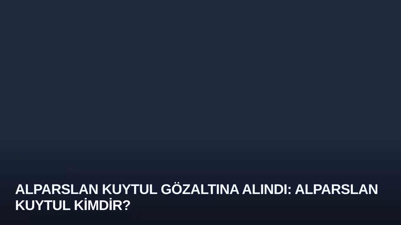 Alparslan Kuytul konulu haberin kapak görseli