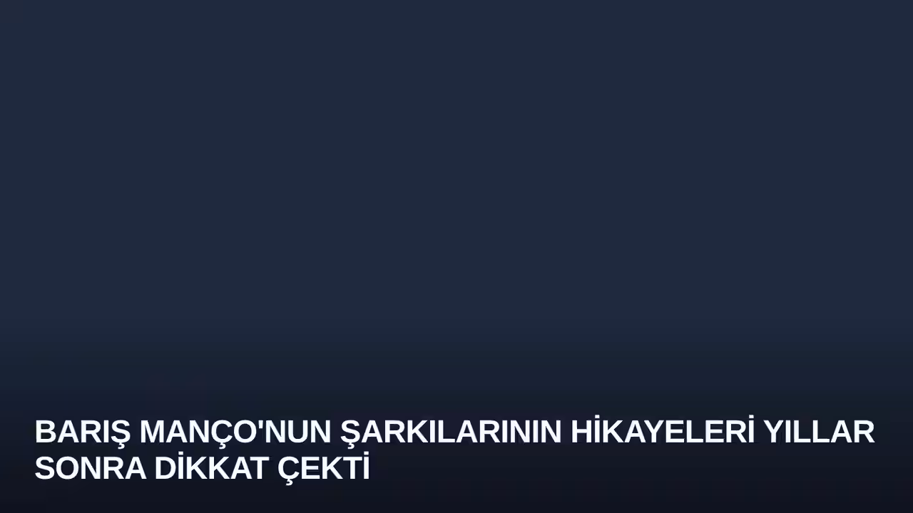 Barış Manço konulu haberin kapak görseli