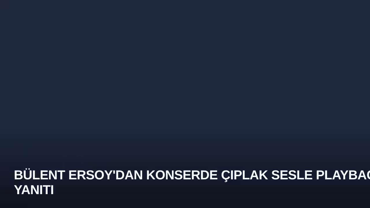 Bülent Ersoy'dan Konserde Çıplak Sesle Playback Yanıtı