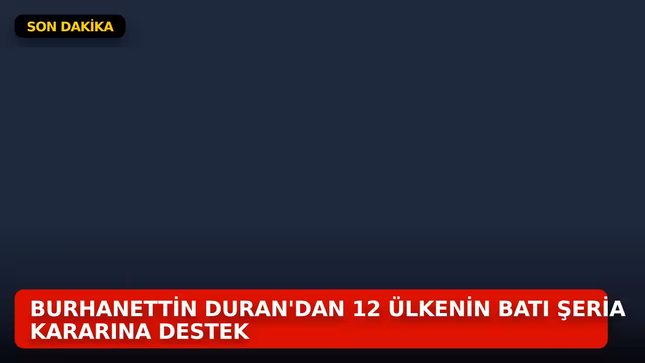 Burhanettin Duran konulu haberin kapak görseli