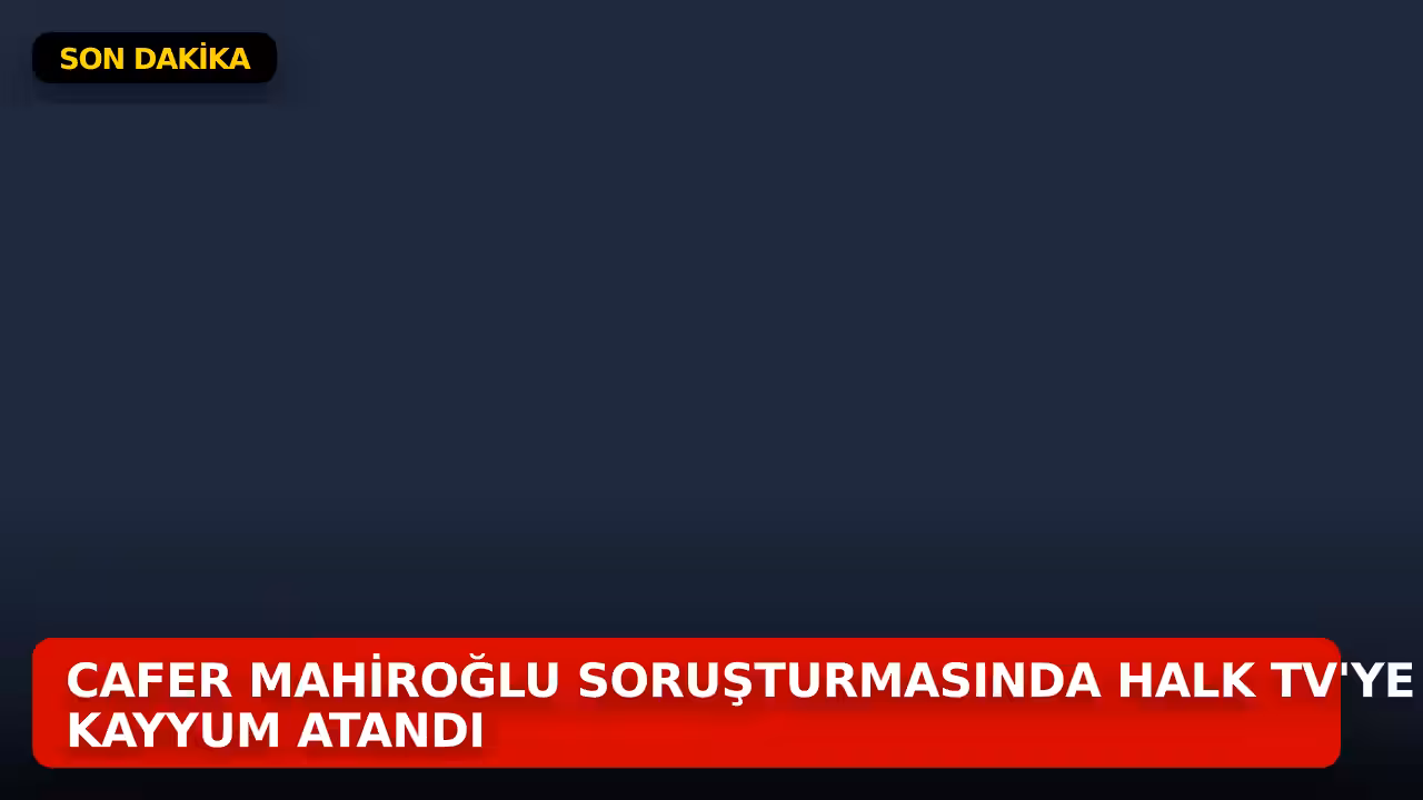 Cafer Mahiroğlu konulu haberin kapak görseli