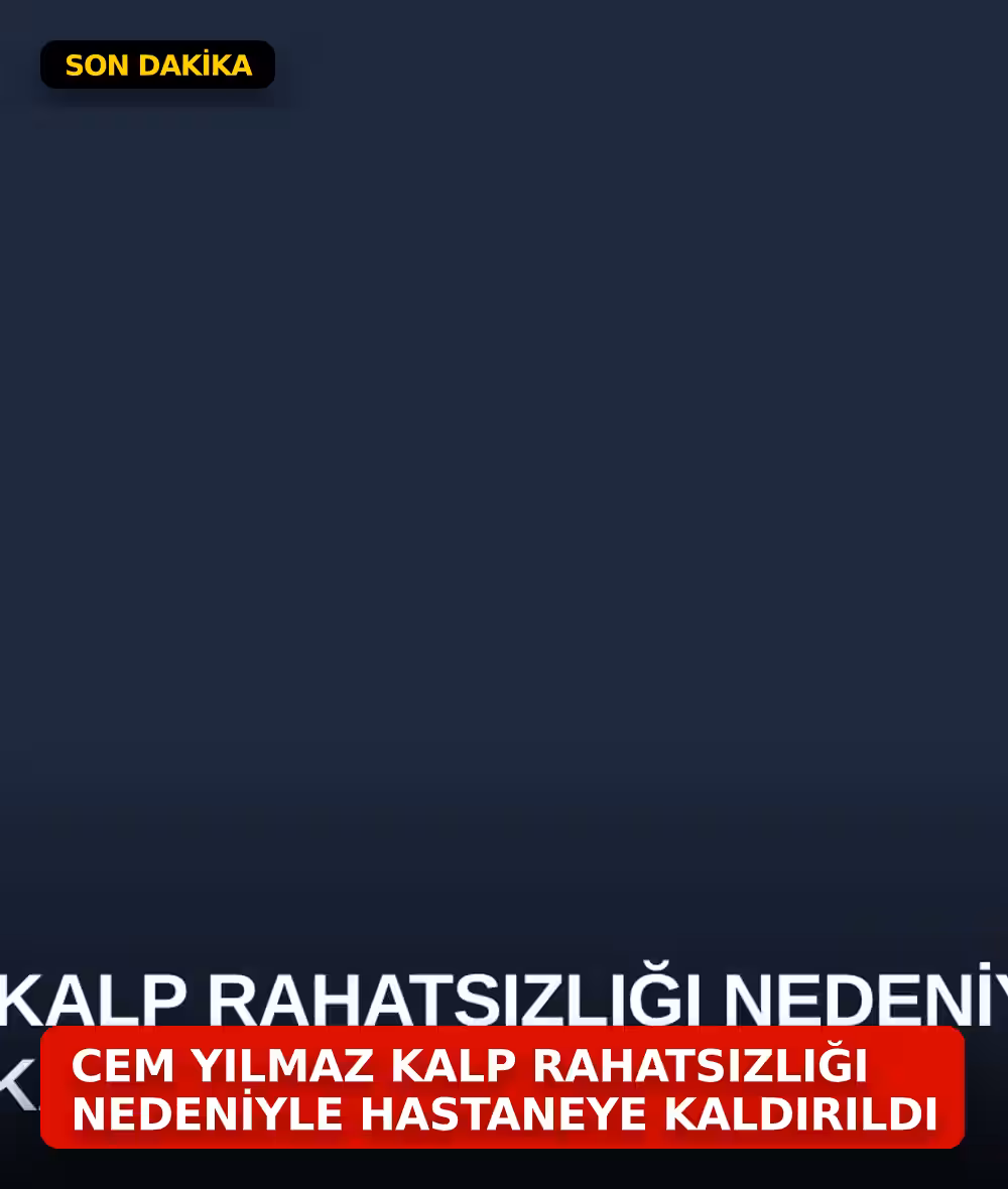 Cem Yılmaz Kalp Rahatsızlığı Nedeniyle Hastaneye Kaldırıldı