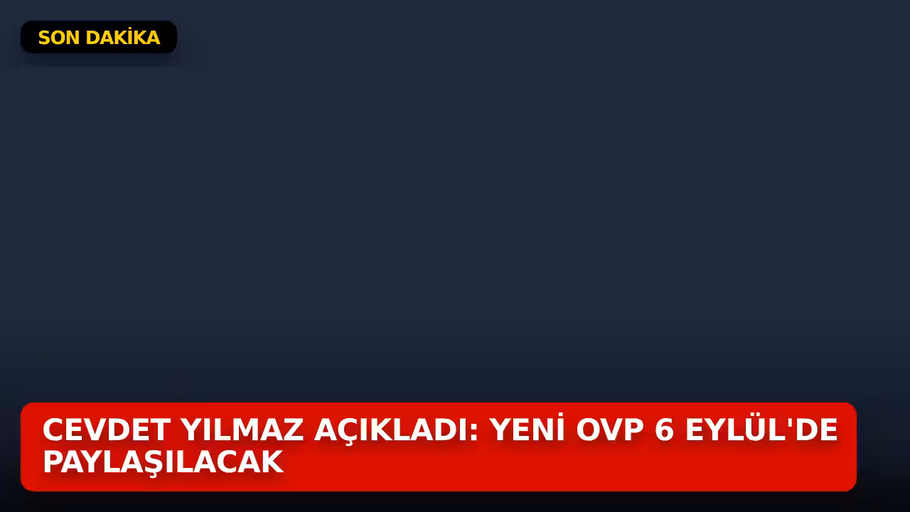 Cevdet Yılmaz konulu haberin kapak görseli
