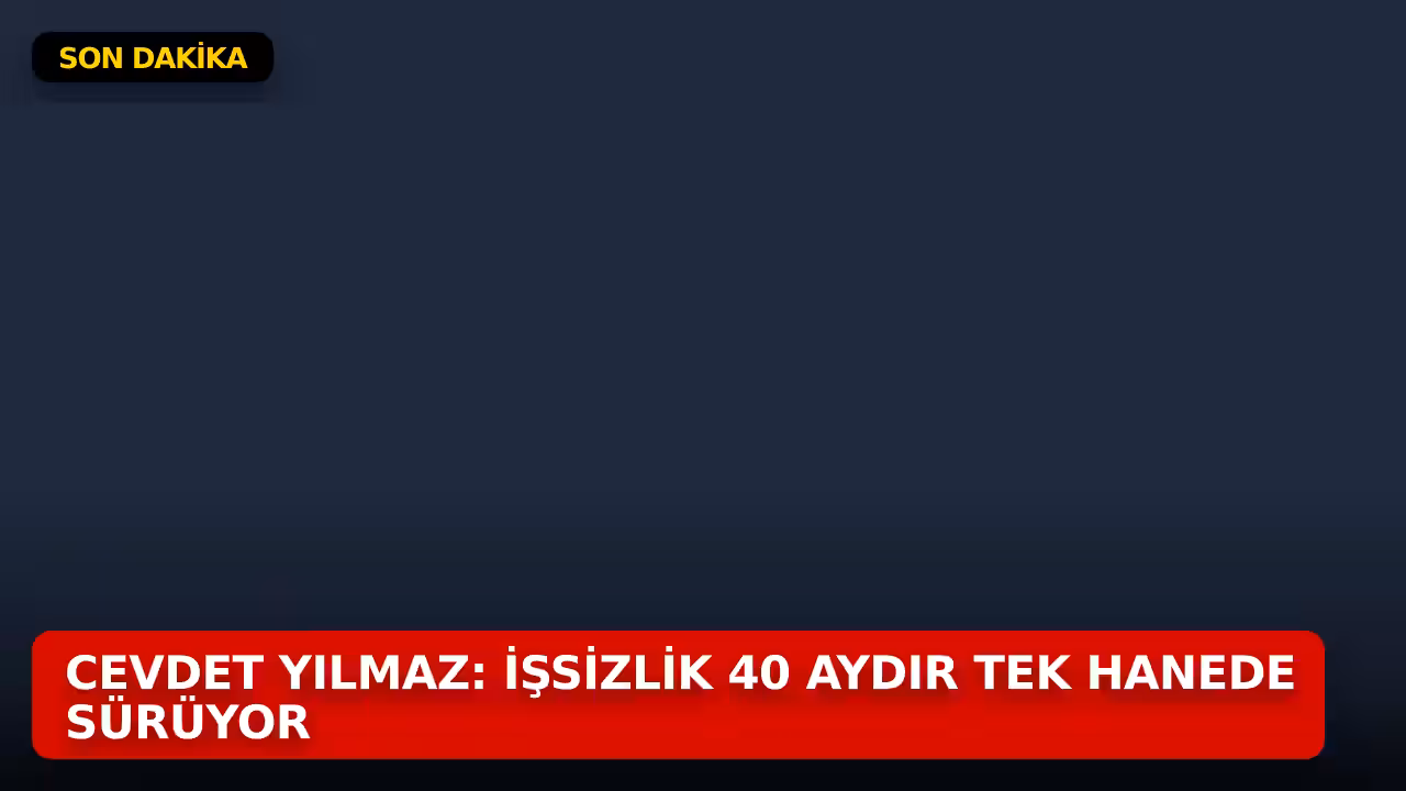 Cevdet Yılmaz konulu haberin kapak görseli