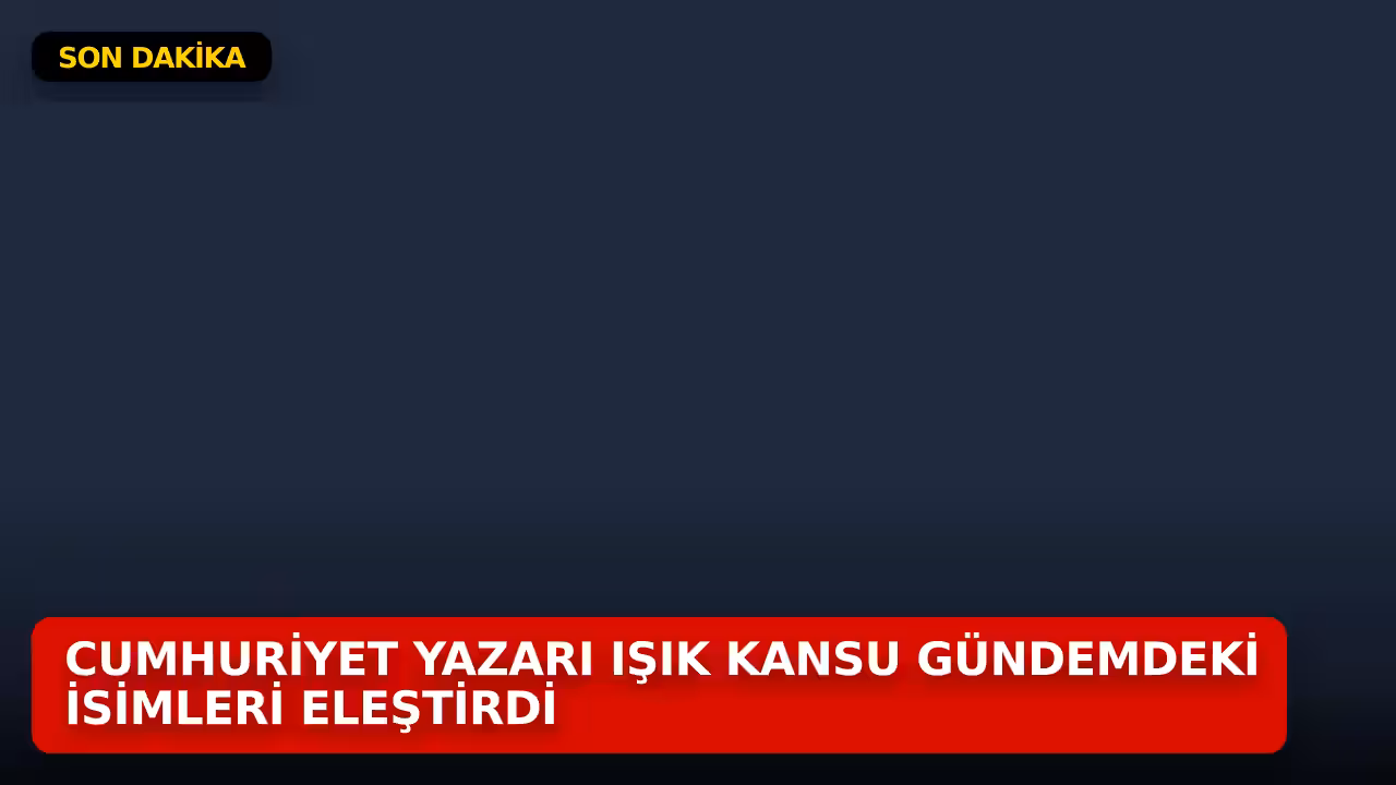 siyaset konulu haberin kapak görseli