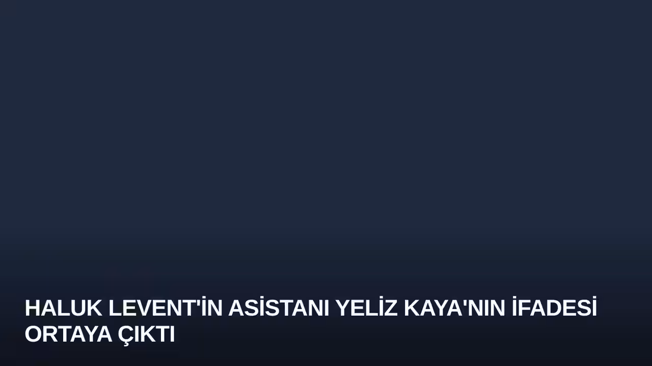Haluk Levent'in asistanı Yeliz Kaya'nın ifadesi ortaya çıktı