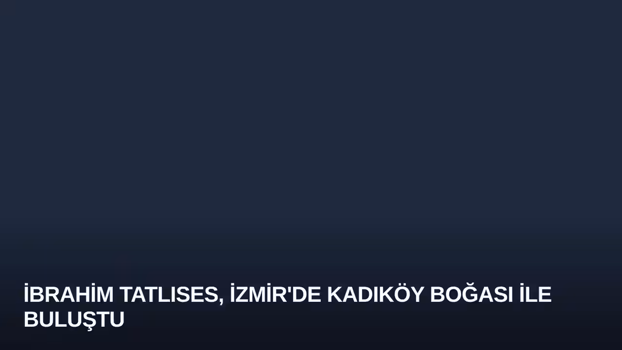 İbrahim Tatlıses, İzmir'de Kadıköy Boğası ile Buluştu