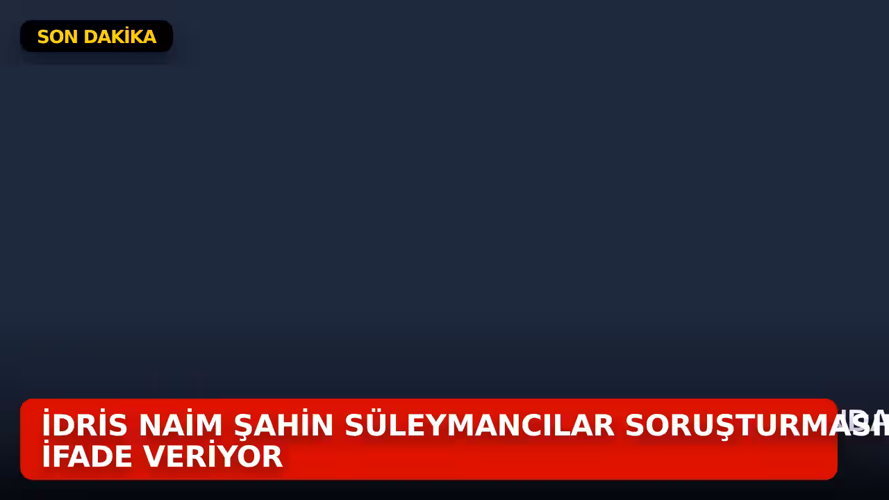 İdris Naim Şahin konulu haberin kapak görseli
