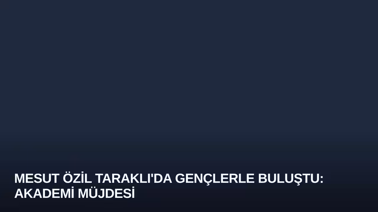 Mesut Özil konulu haberin kapak görseli