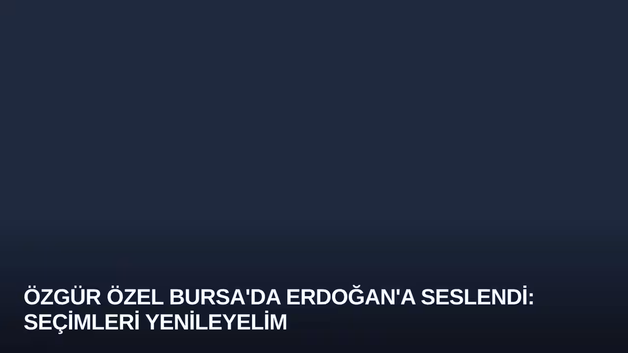 Özgür Özel konulu haberin kapak görseli
