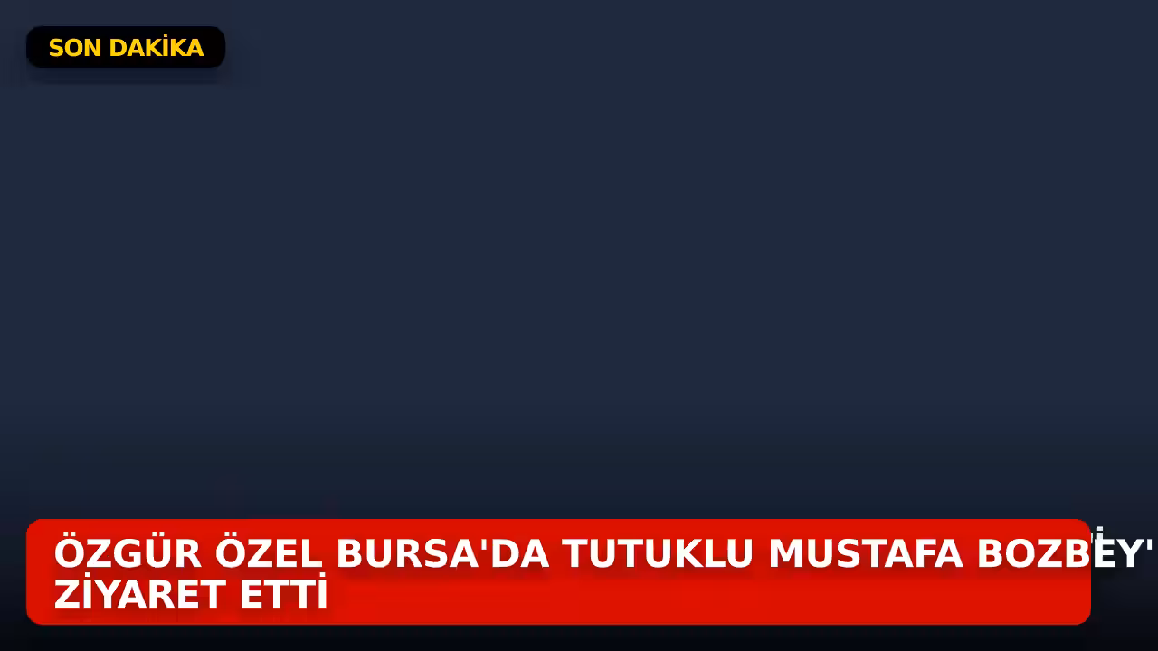 Özgür Özel konulu haberin kapak görseli