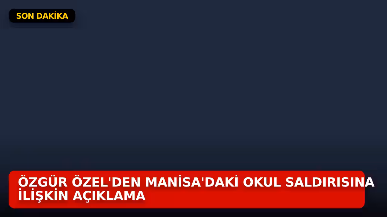 Özgür Özel konulu haberin kapak görseli