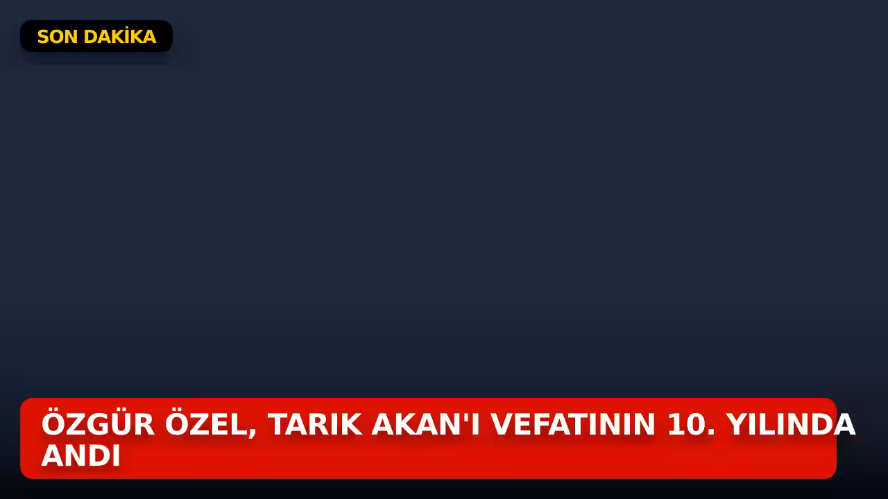 Tarık Akan konulu haberin kapak görseli