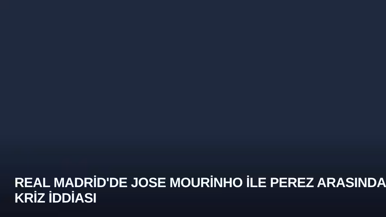 Jose Mourinho konulu haberin kapak görseli