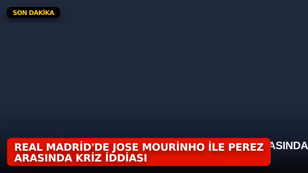 Jose Mourinho konulu haberin kapak görseli