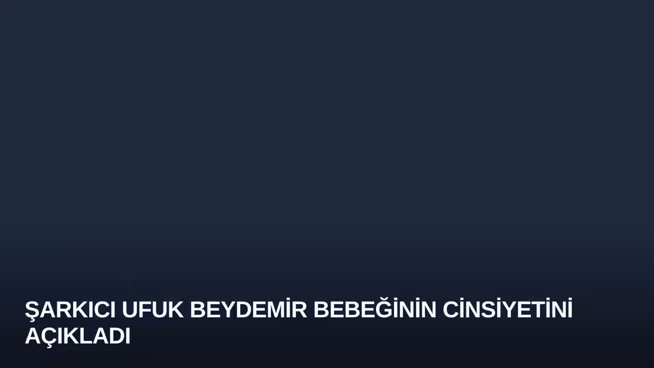 Şarkıcı Ufuk Beydemir Bebeğinin Cinsiyetini Açıkladı