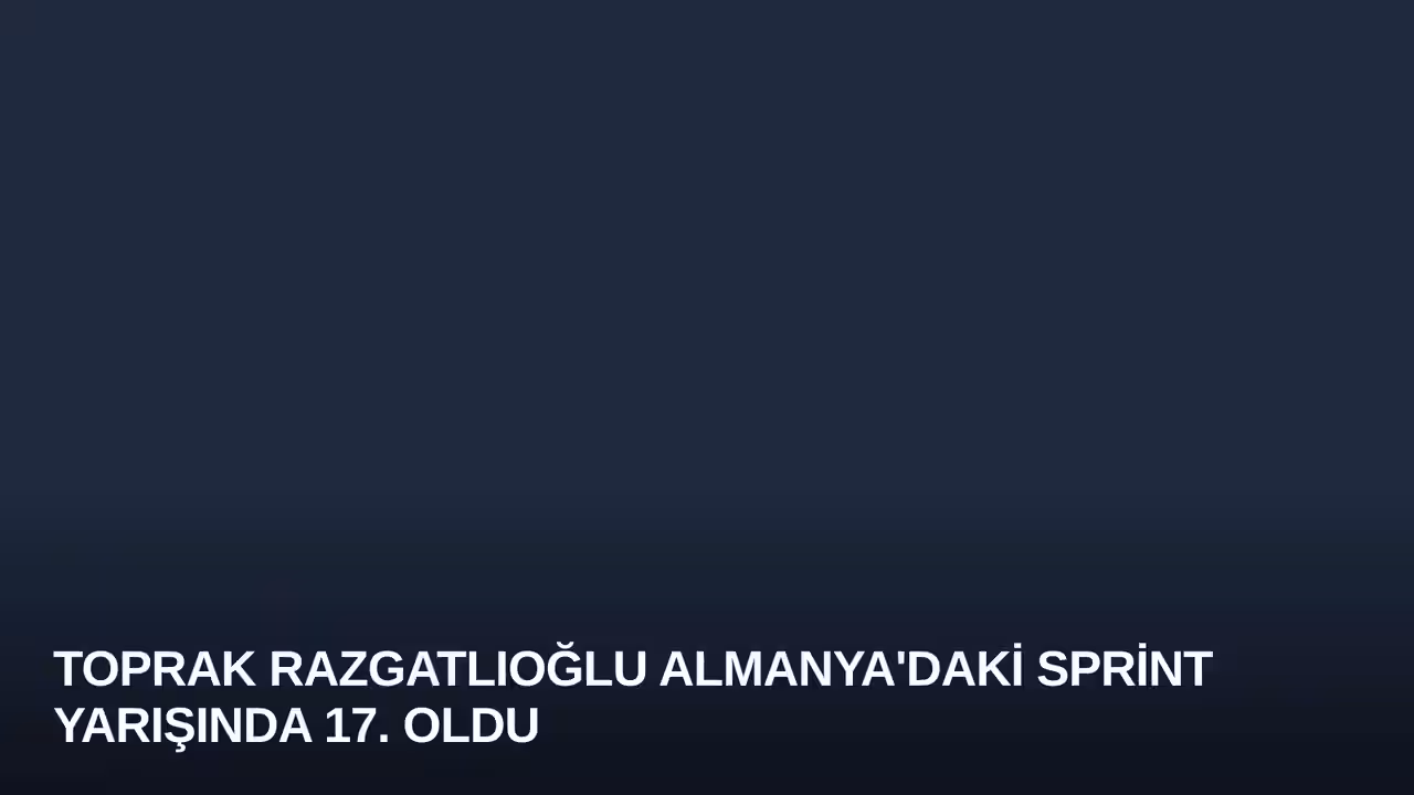 Toprak Razgatlıoğlu Almanya'daki Sprint Yarışında 17. Oldu