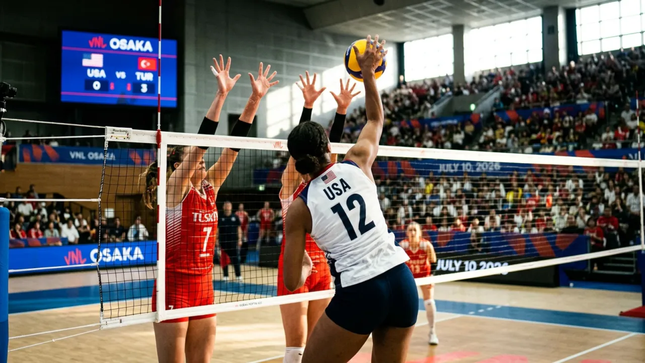 ABD Türkiye Voleybol Maçı 10 Temmuz 2026'da Osaka'da Yapılacak