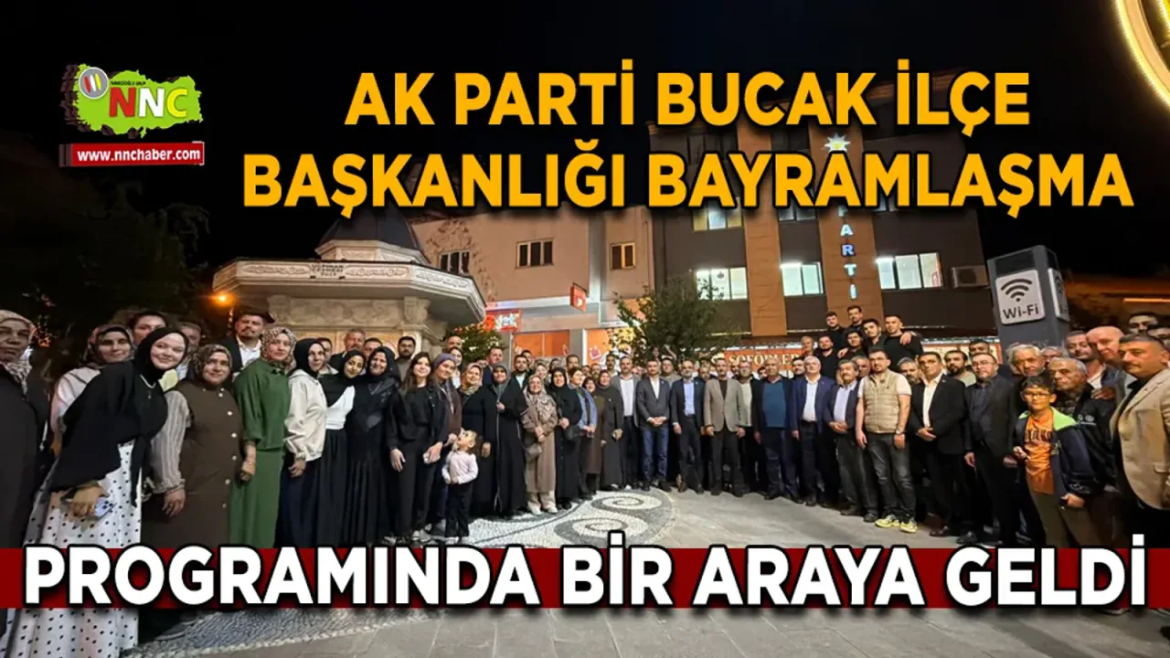 Bucak'ta AK Parti Teşkilatı Bayramlaşma Programında Bir Araya Geldi