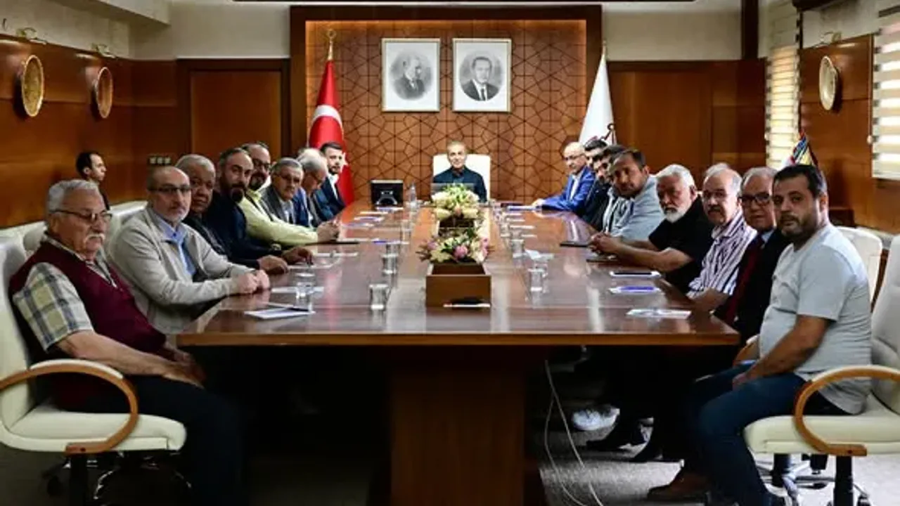 Nevşehir Valisi Ali Fidan, Muhtarları Makamında Kabul Etti