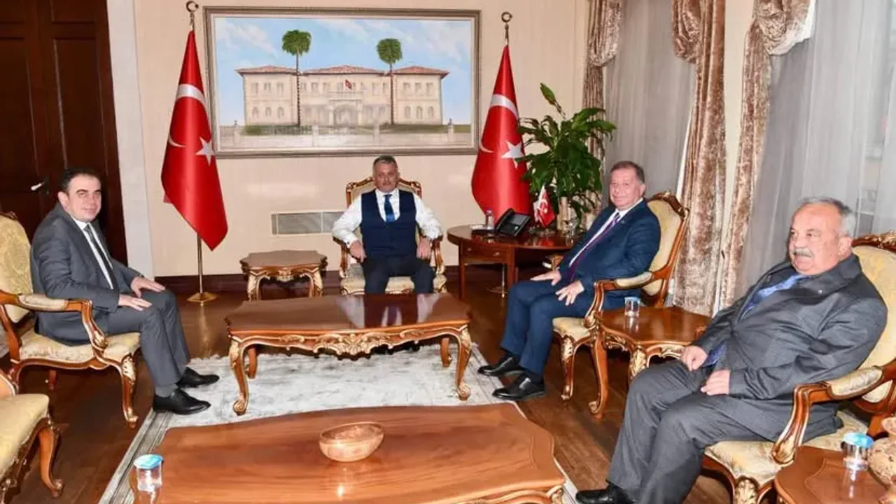 Antalya Valisi Hulusi Şahin, ITSO Yönetim Kurulu Üyelerini Kabul Etti