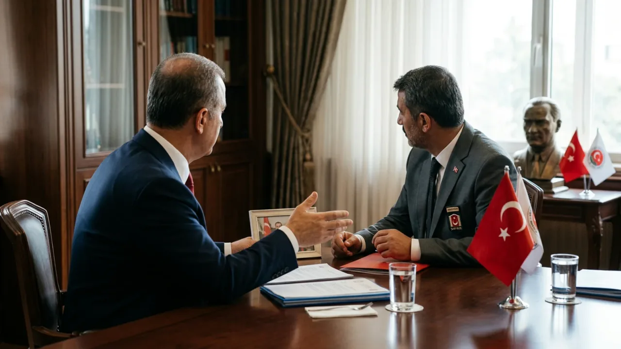 İçişleri Bakanı Mustafa Çiftçi, Lokman Aylar ile Görüştü