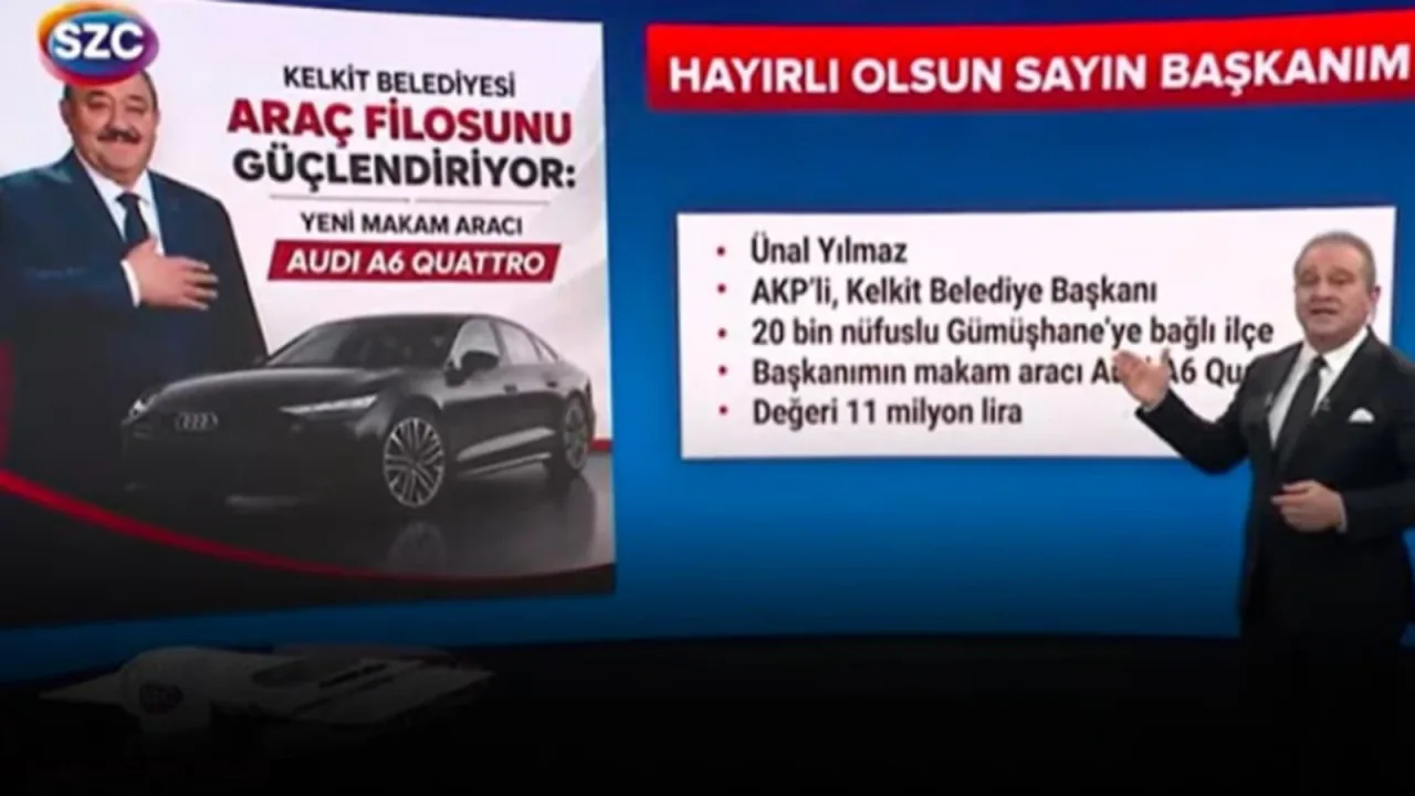 Kelkit'te 11 Milyon Liralık Lüks Makam Aracı İddiası Tartışma Yarattı