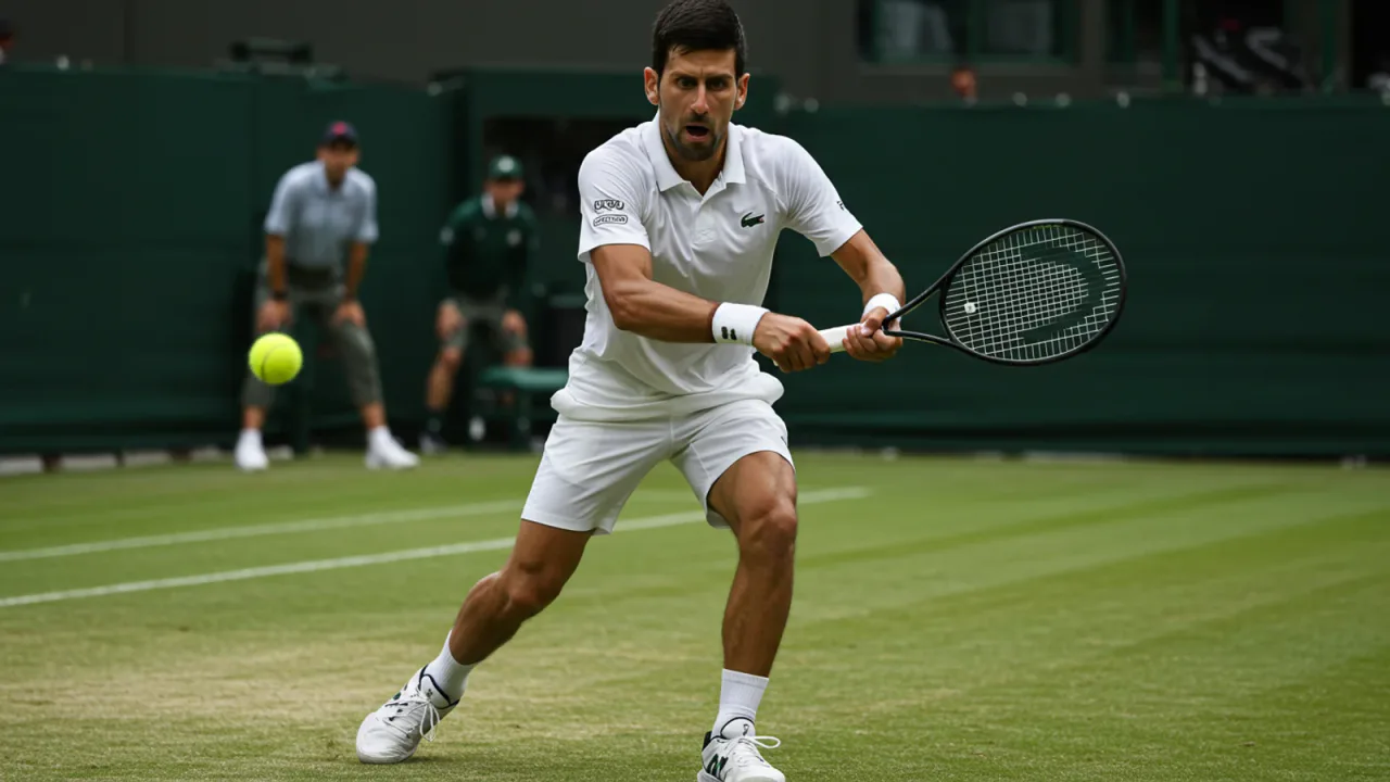 Novak Djokovic Wimbledon'da Yarı Finale Yükseldi