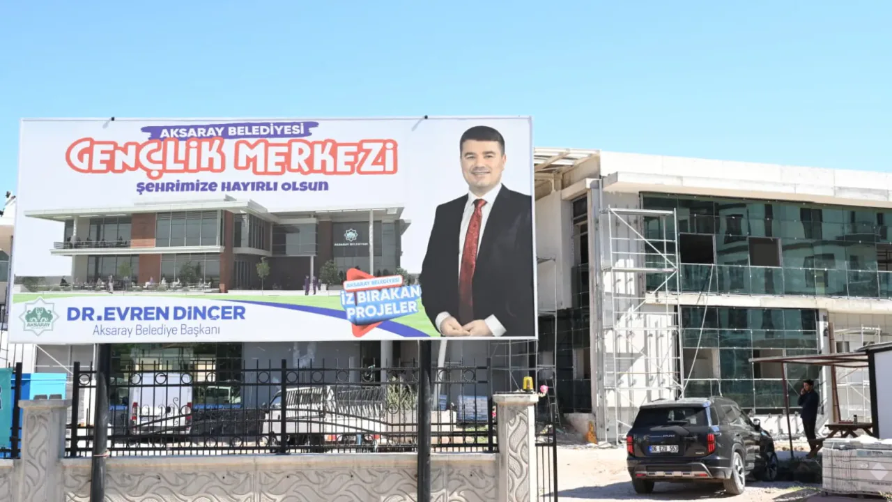Aksaray'da Gençlik Merkezi Çalışmaları Devam Ediyor