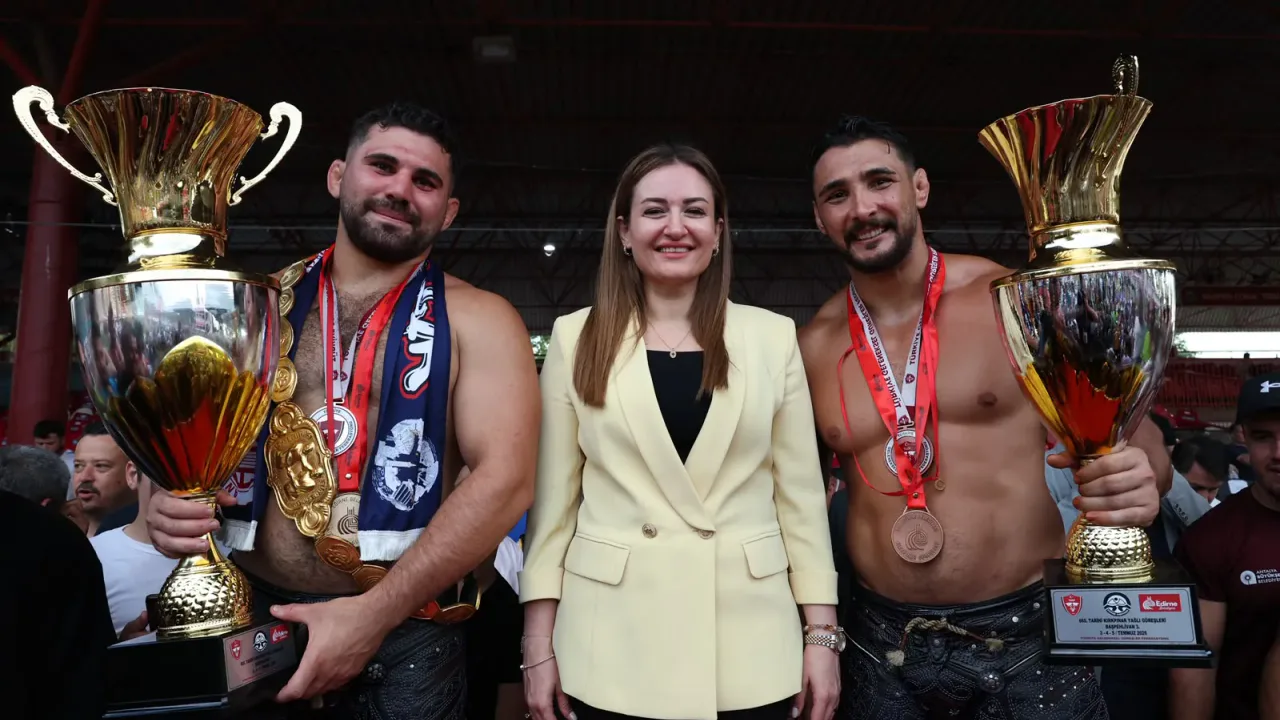 665. Kırkpınar Başpehlivanı Erkan Taş Oldu