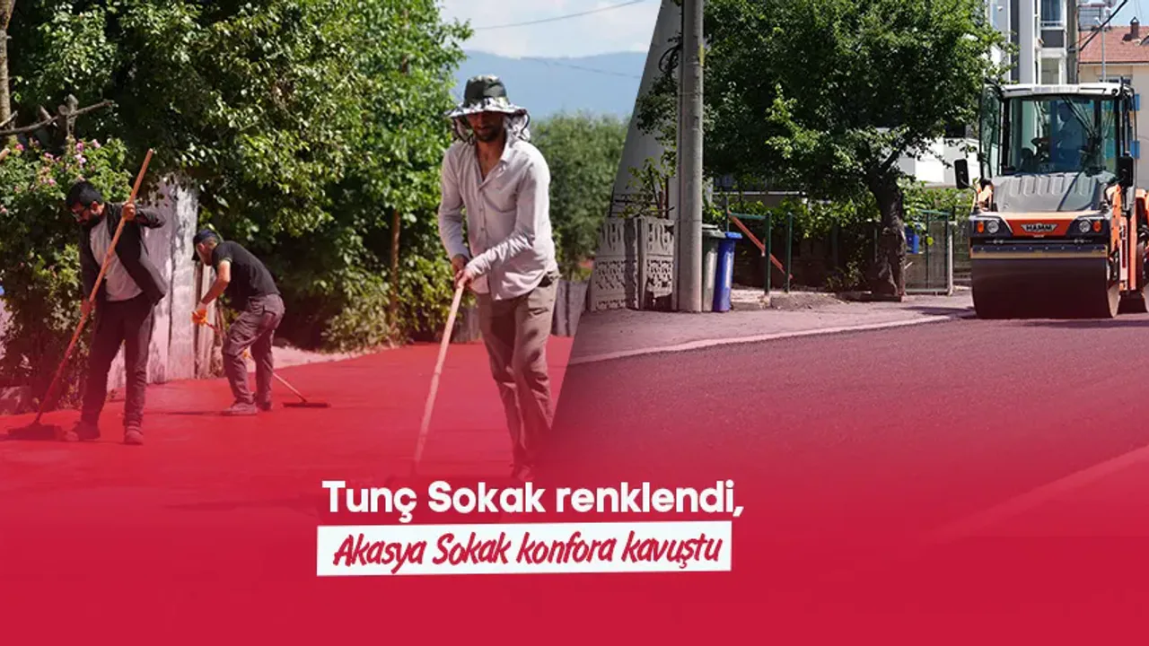 Bolu Belediyesi Tunç ve Akasya Sokaklarını Yeniledi