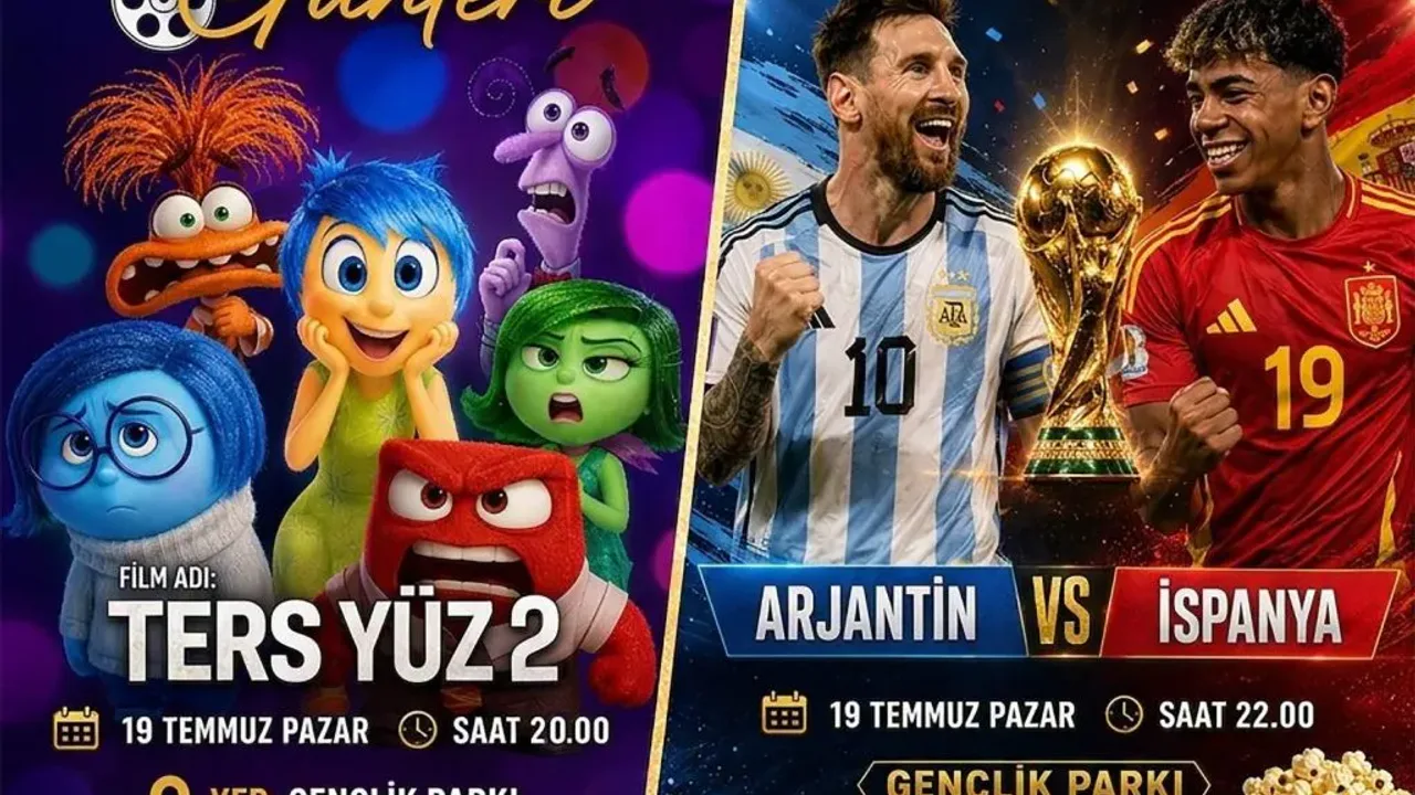 Burdur'da 2026 Dünya Kupası Finali Dev Ekranda Yayınlanacak