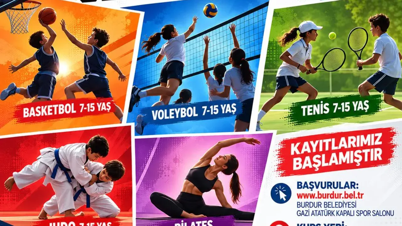 Burdur Belediyesi Spor Kursları Kayıtları Başladı
