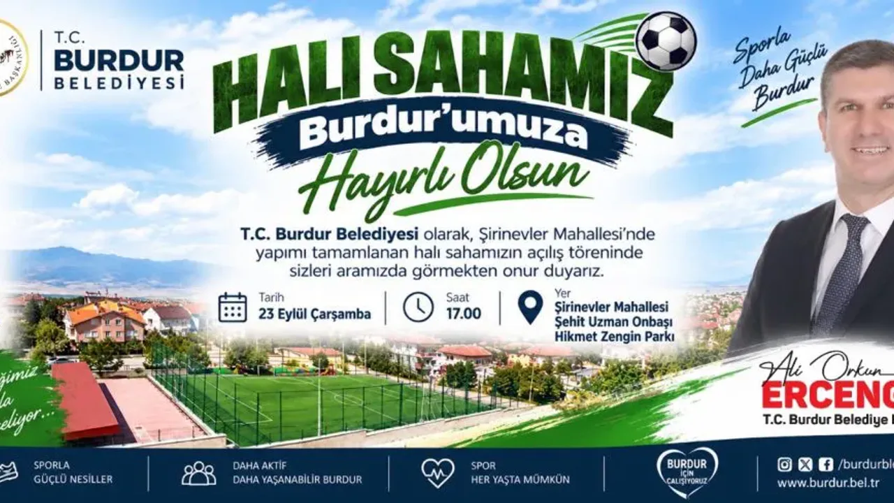 Burdur Belediyesi Yeni Halı Saha İçin Açıklama Yaptı