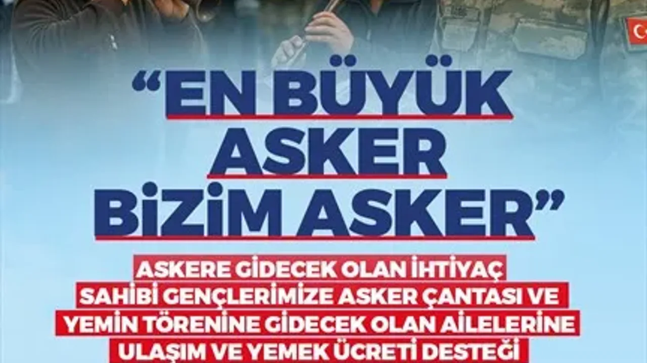 Denizli Büyükşehir Belediyesi Asker Adaylarına Destek Sağlıyor