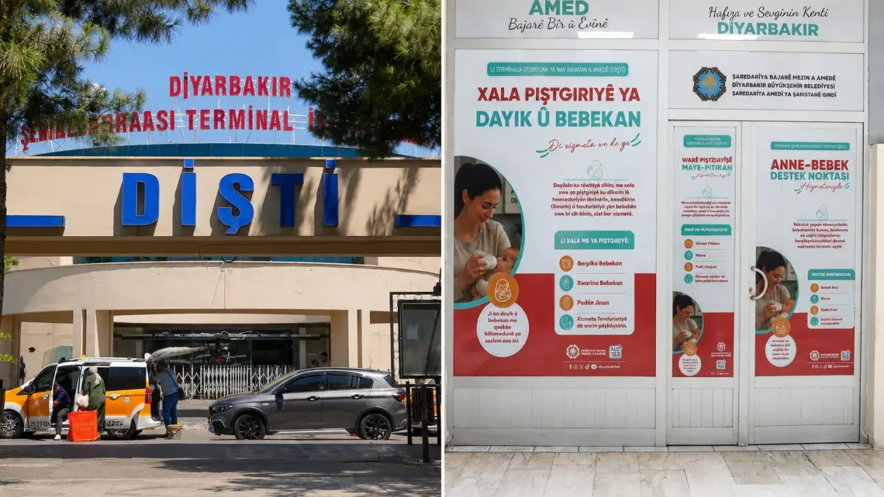 Diyarbakır Otogarı'nda Bebek Destek Noktası Açıldı