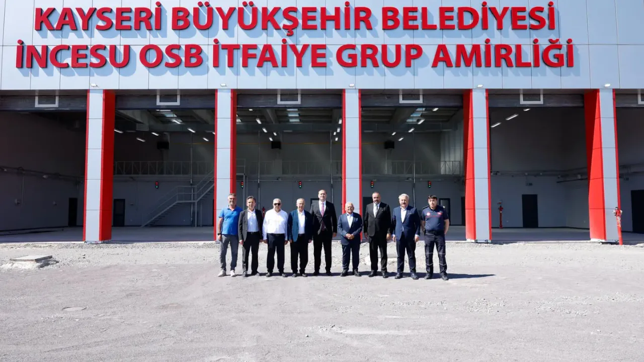 Kayseri İncesu OSB İtfaiye Merkezi Hizmete Hazırlanıyor