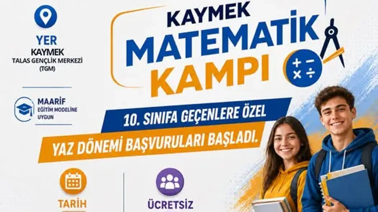 KAYMEK Matematik Kampı Yaz Dönemi Başvuruları Başladı