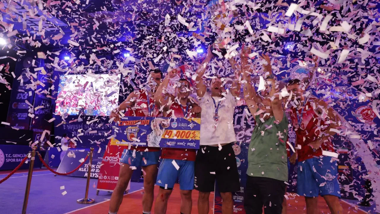 Kayseri'de FIBA 3x3 Lite Quest 2026 Turnuvası Sona Erdi