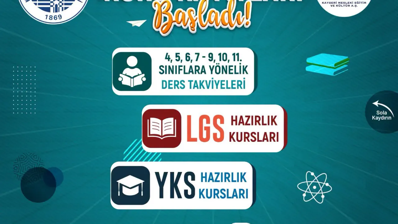 Kayseri'de Genç KAYMEK Ücretsiz Kurs Kayıtları Devam Ediyor