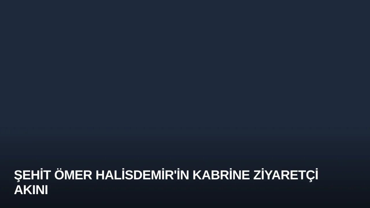 Şehit Ömer Halisdemir'in Kabrine Ziyaretçi Akını