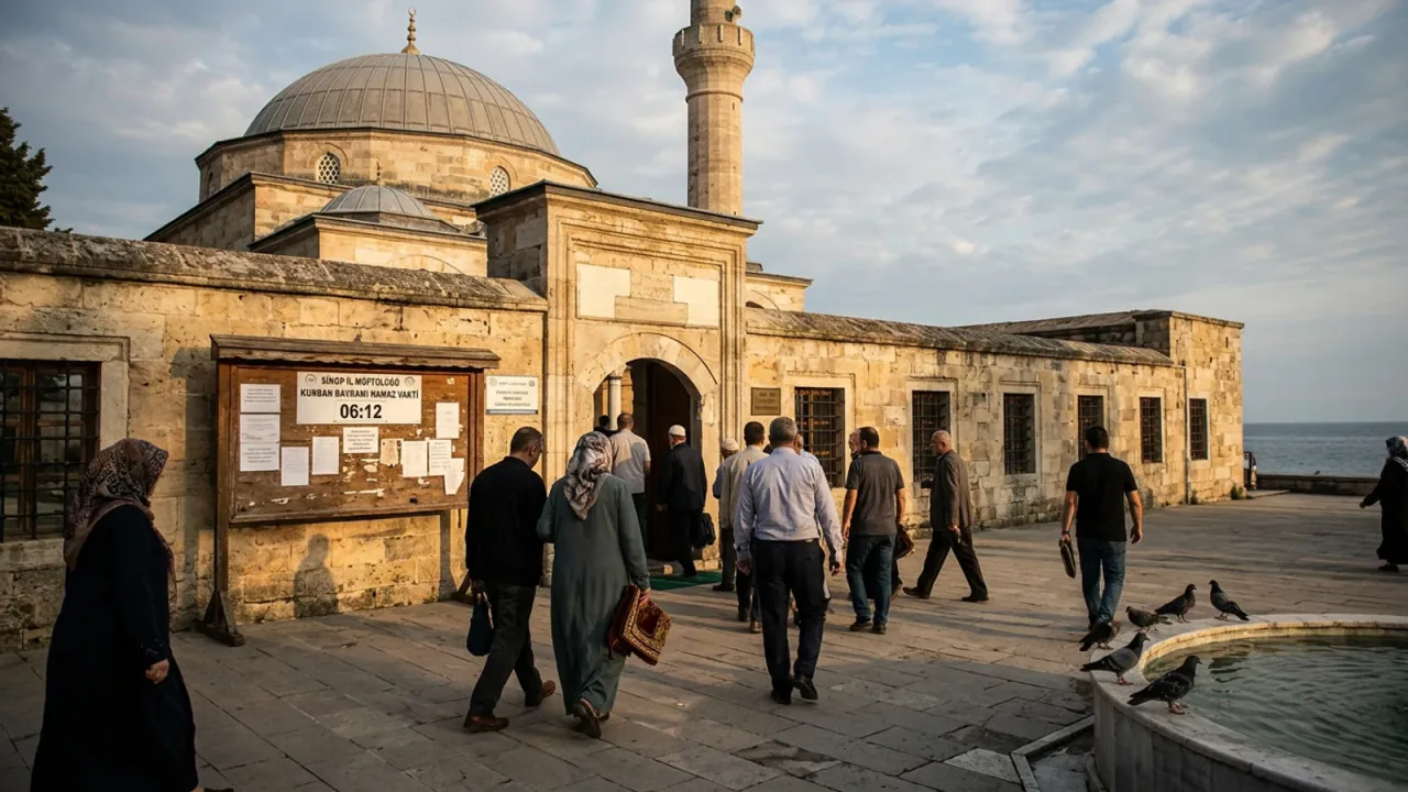 Sinop Bayram Namazı Saat Kaçta Kılınacak? İşte Diyanet Takvimi