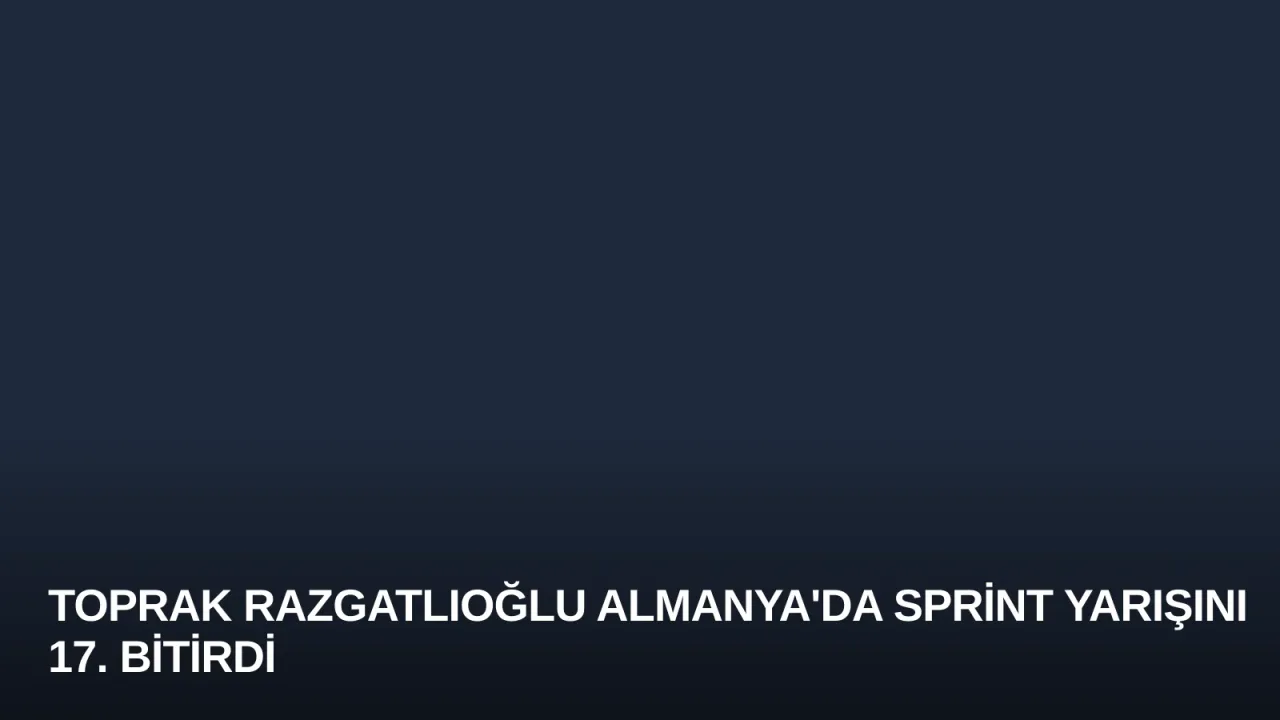 Toprak Razgatlıoğlu Almanya'da Sprint Yarışını 17. Bitirdi